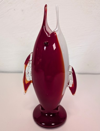 Vintage murano red - murano, fish