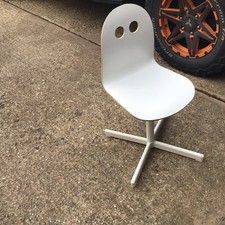 Ikea Sibben White Child’s Swivel Chair