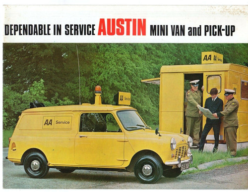 Austin mini van pick up - van, &