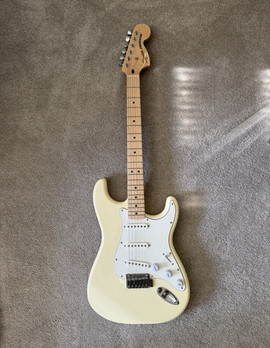 Squier stratocaster white - stratocaster,