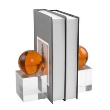 Crystal Bookends Decorative