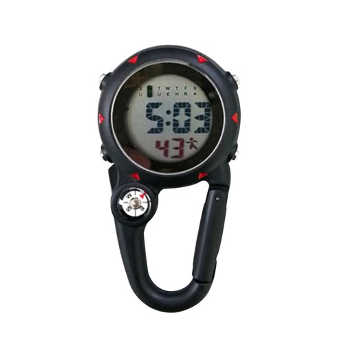 Clip carabiner fob watch - on,