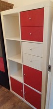 white Ikea Kallax 2 x 4