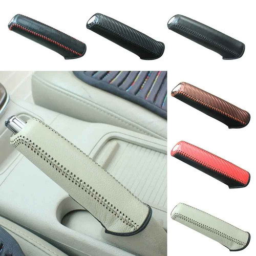 Leather car hand brake - pu,