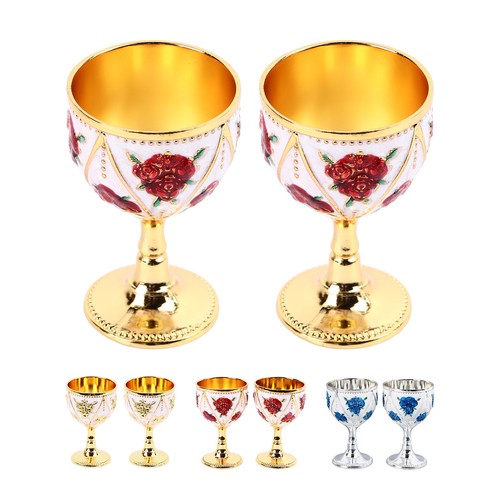 Retro metal wine cup - metal,