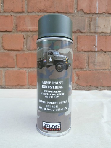 Army spray paint cans - army,