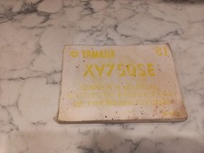 Yamaha XV750SE owners manual 1980