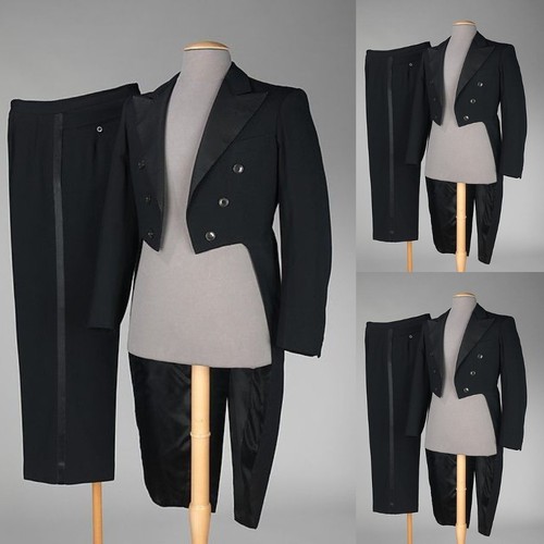 Mens tailcoat black - black, british