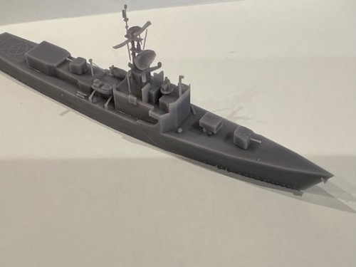 Printed resin model uss - printed, of