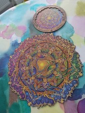 Unidragon Inexhaustible Abundance Mandal 700 piece Royal size puzzle. 2 missing 