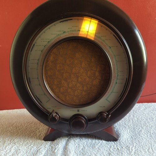 Ekco a22 brown bakelite - ekco,