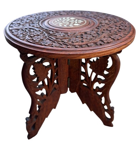 Hand carved wooden accent - carved,