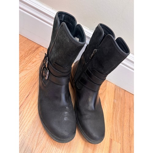 Ugg simmens black leather - black,
