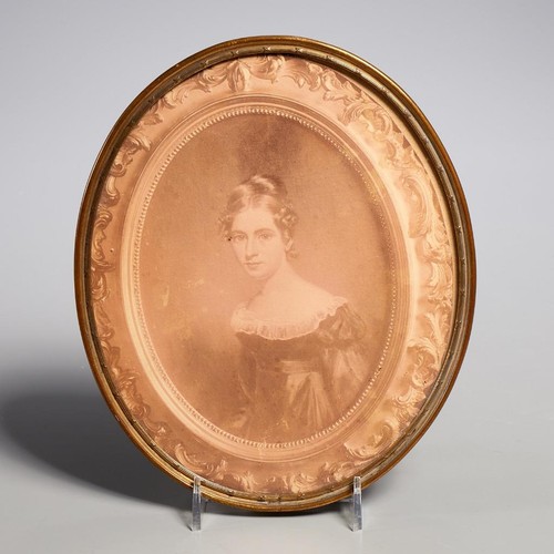 Antique 19th century oval - 19th,