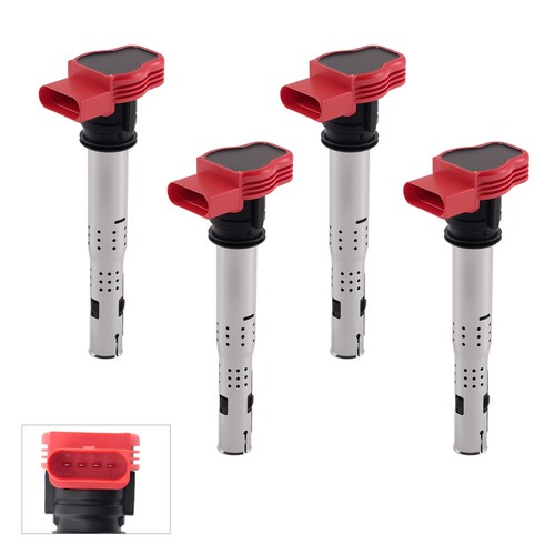 4pcs red coil - pack, for