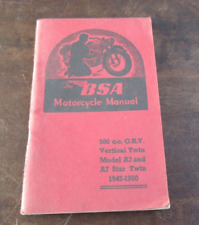 BSA 500cc A7 + Star Twin