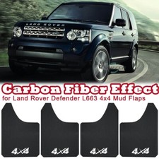 4PCS FOR LAND ROVER DISCOVERY 3 4 5 FRONT REAR MUD FLAPS SET MUDFLAPS KIT