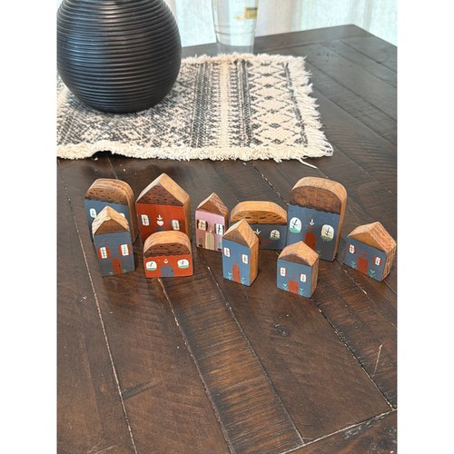 Set mini wooden folk - mini, art