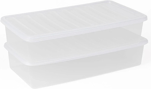 Clear under bed storage - x,
