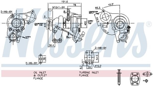 Fits nissens 93232 turbo - fits,