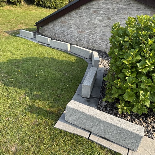 Solid granite steps - ,