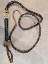 Vintage Braided Leather Riding