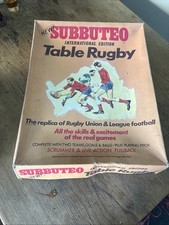 Vintage Subbuteo Table Rugby International Edition Boxed