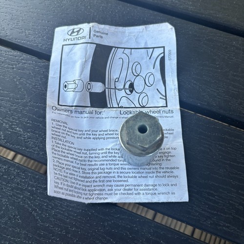 Genuine hyundai locking wheel - hyundai,