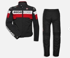 Ducati Corse Men Motorcycle Textile Waterproof Motorbike Racing jacket & Pants