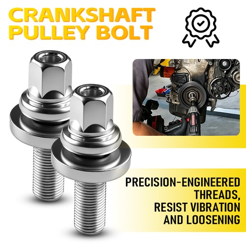 2pcs crankshaft pulley bolt - pulley,