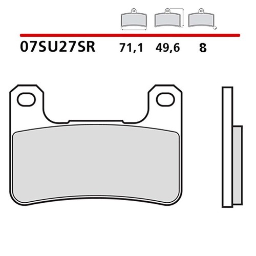 Brembo front brake pad - front,