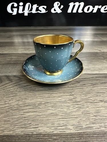 Carlton ware blue and - carlton, gold