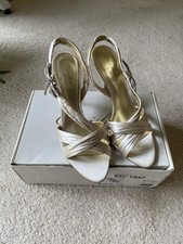 Stylish Next Ivory Size 6.5 Uk (40 EUR) High Heel Shoes Wedding Party