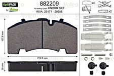 Rear Disc Brake Pad Set VALEO Fits MAN SCANIA IVECO VOLVO DAF F 2000 0509290060