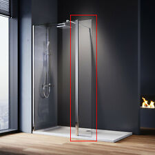 Wet Room Shower Screen With Flipper Walk In Enclosure 8mm NANO Easy Clean Glass