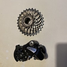 Shimano Altus RD-M310 7/8 speed rear mech and Shimano MF-TZ500-7 speed cassette