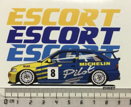 Sticker decal ford escort - ford,
