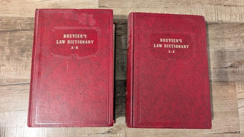 Bouvier law dictionary - bouvier's,