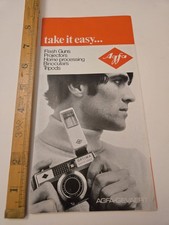 Vintage 1960s Agfa-Gevaert Camera Catalogue Flash Gun Projector Tripod Binocular