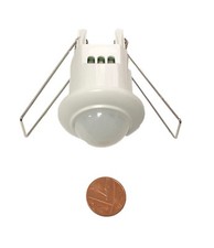 Mini PIR Motion Sensor Detector Ceiling Light Fixture Switch Recessed 360