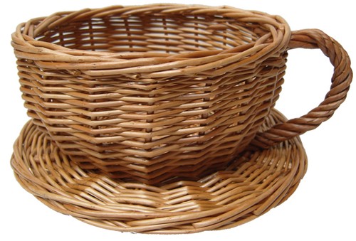 Wicker tea cup - tea, novelty
