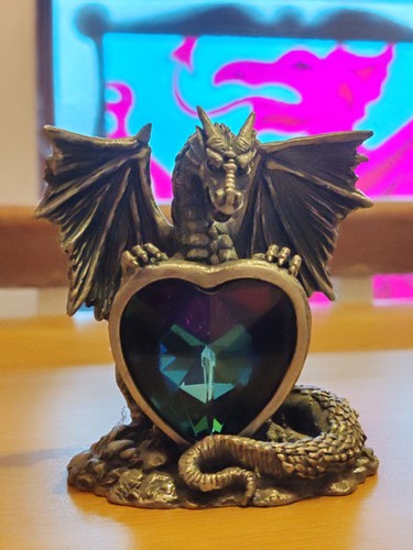 Myth and magic pewter statue - pewter,