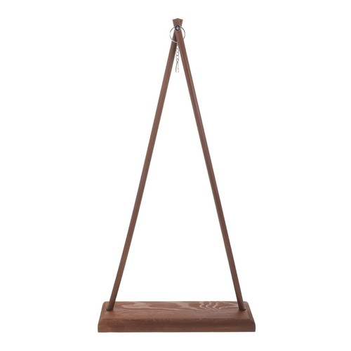 Natural wood wind chime holder - wood,