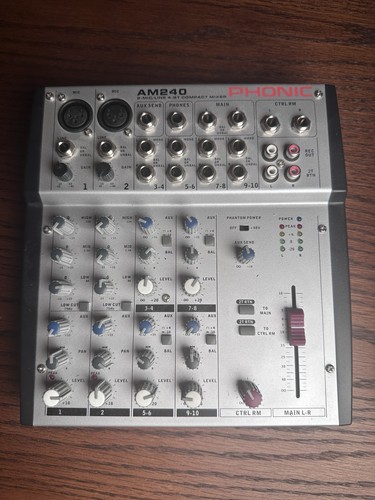 Phonic am240 input - phonic,