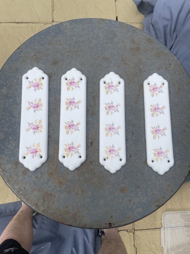 Vintage ceramic door finger - door,