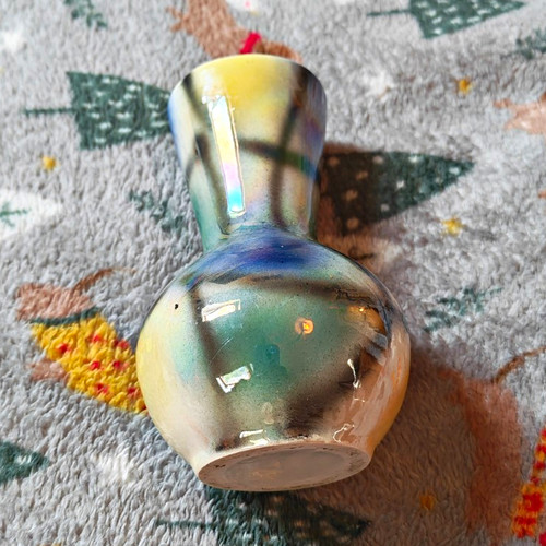 Glazed ceramic bud vase green - bud,