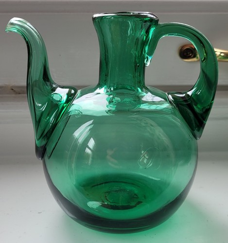 Vintage hand blown - , glass