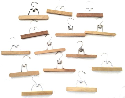 Wooden trousers hangers - 14,
