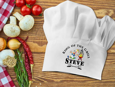 Personalised chef hat king - chef, of