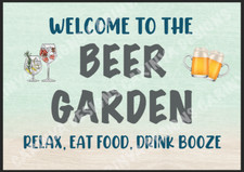 Personalised Garden Bar Backyard Shed Sign Wall Plaque Man Cave Patio Outside